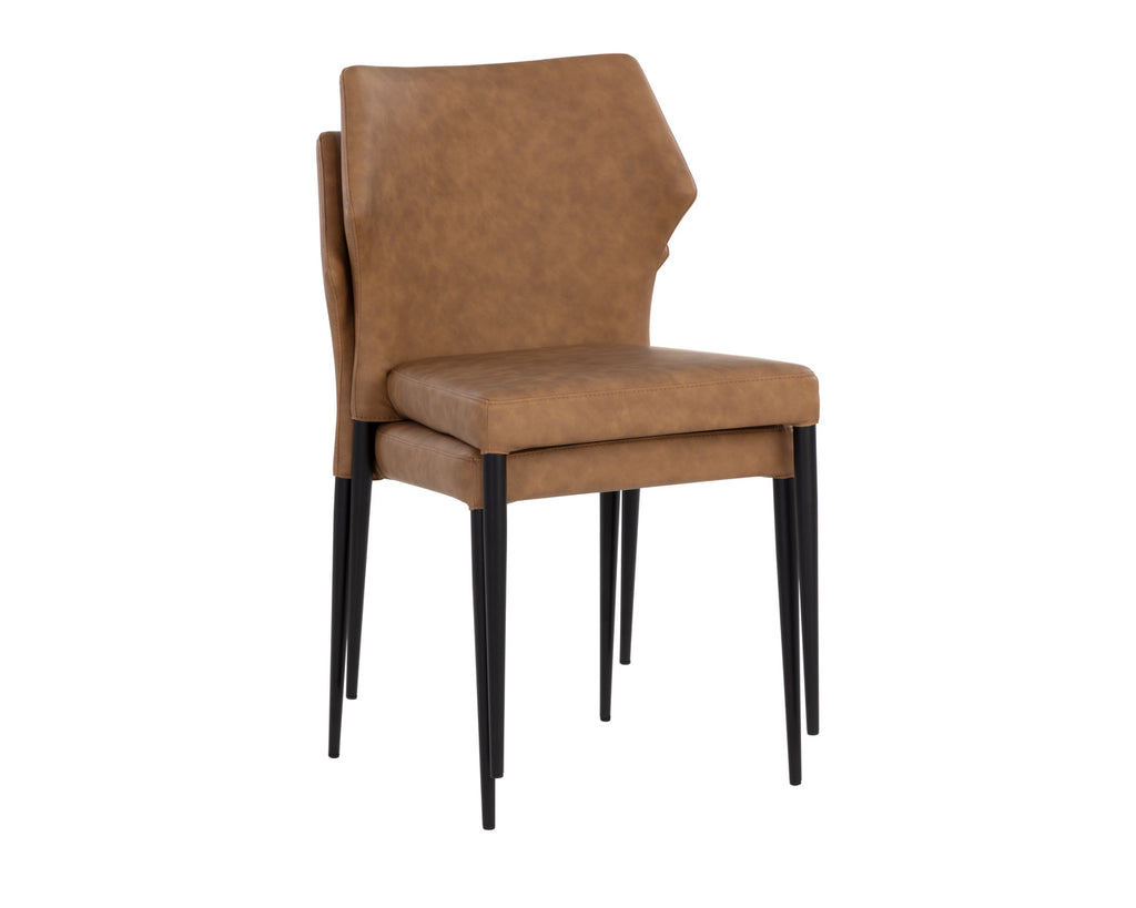 James Stackable Dining Chair - Bounce Nut | Sunpan Furniture - 107685