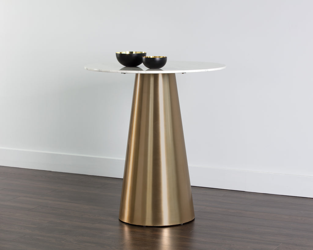 Damon Bar Table - Gold | Sunpan Furniture - 104428