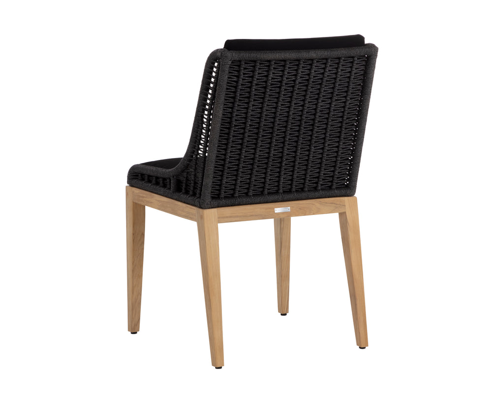 Sorrento Dining Chair - Natural - Arashi Black | Sunpan Furniture - 110963