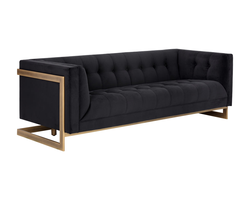 Ekon Sofa - Abbington Black | Sunpan Furniture - 104984