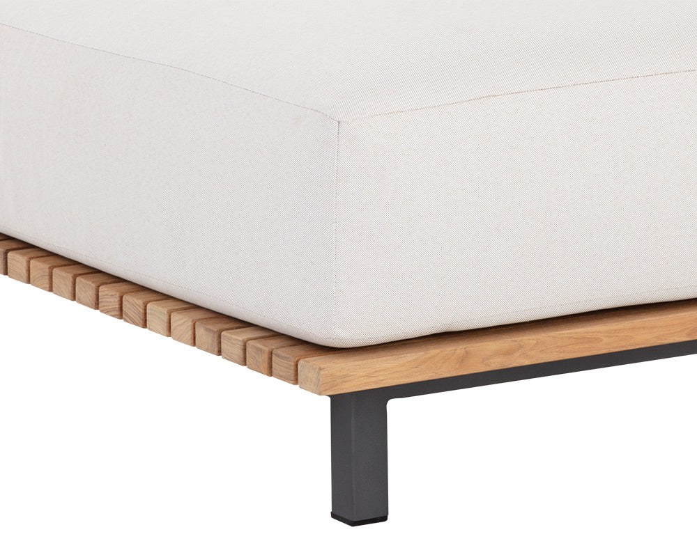 Geneve Modular - Ottoman - Palazzo Cream | Sunpan Furniture - 109533