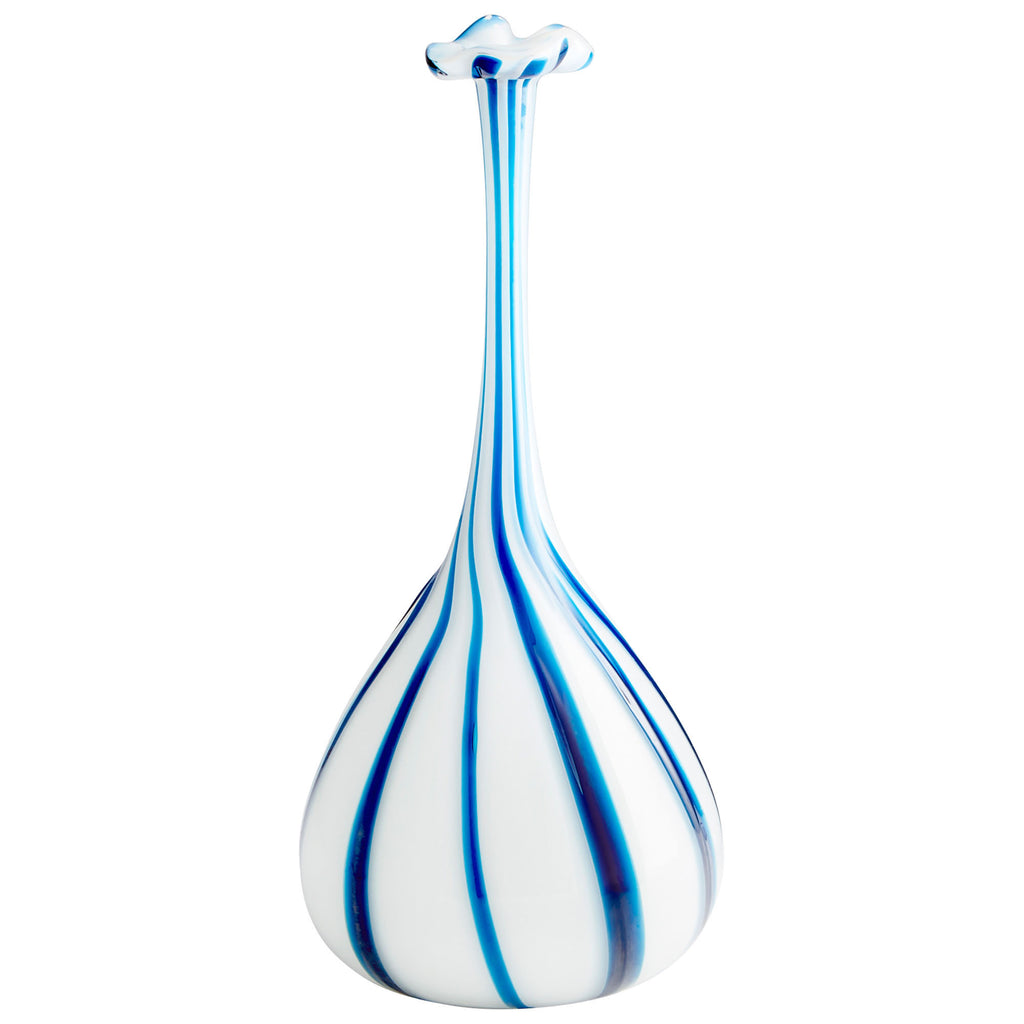 Dulcet Vase - Blue And White - Small | Cyan Design