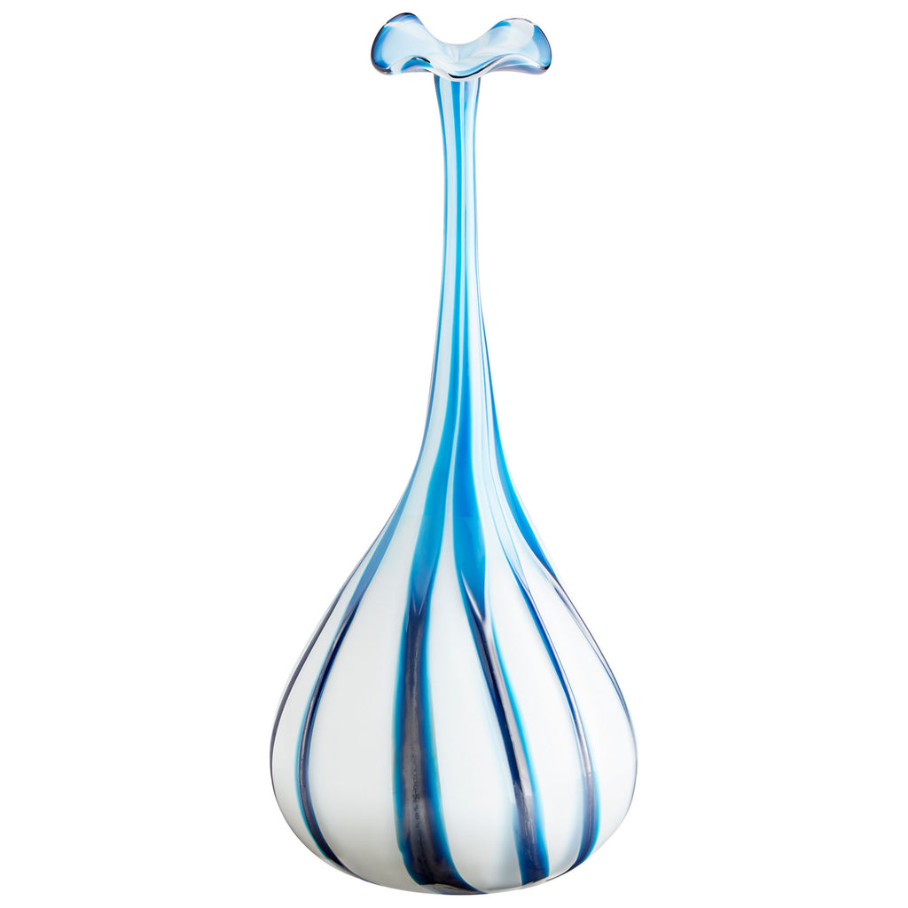 Dulcet Vase - Blue And White - Large | Cyan Design