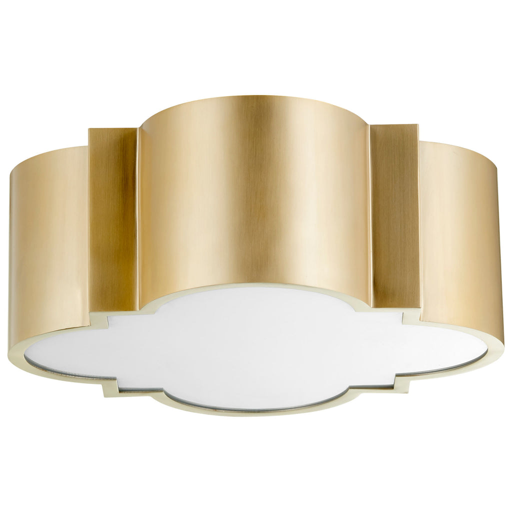 Wyatt Ceiling Mount 2-Light - Aged Brass - Medium | Cyan Design