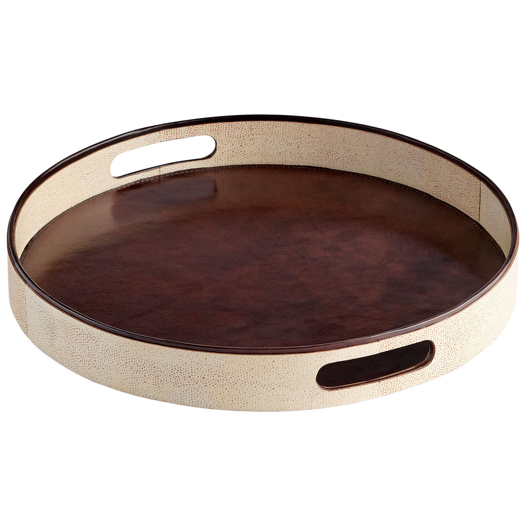 Marriot Tray - Beige And Brown - Large | Cyan Design