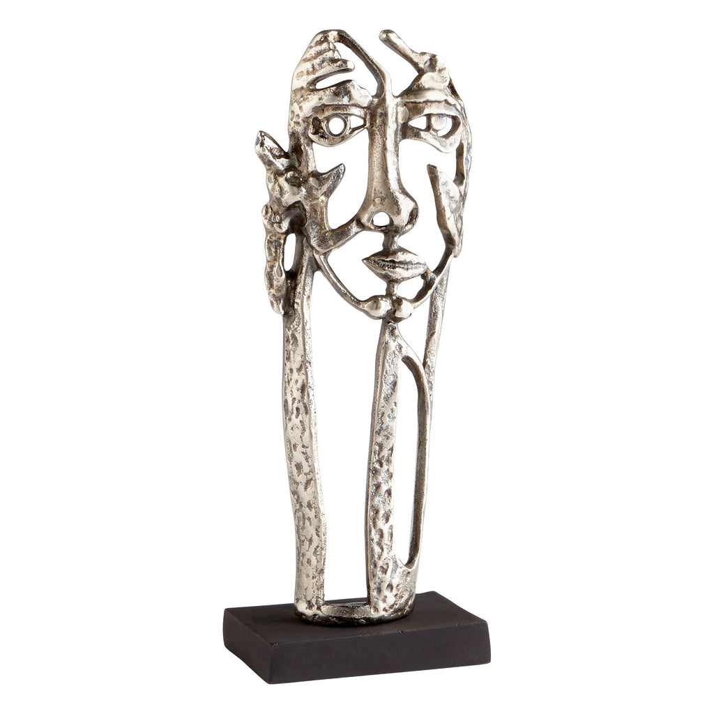 Visage Sculpture - Antique Nickel | Cyan Design