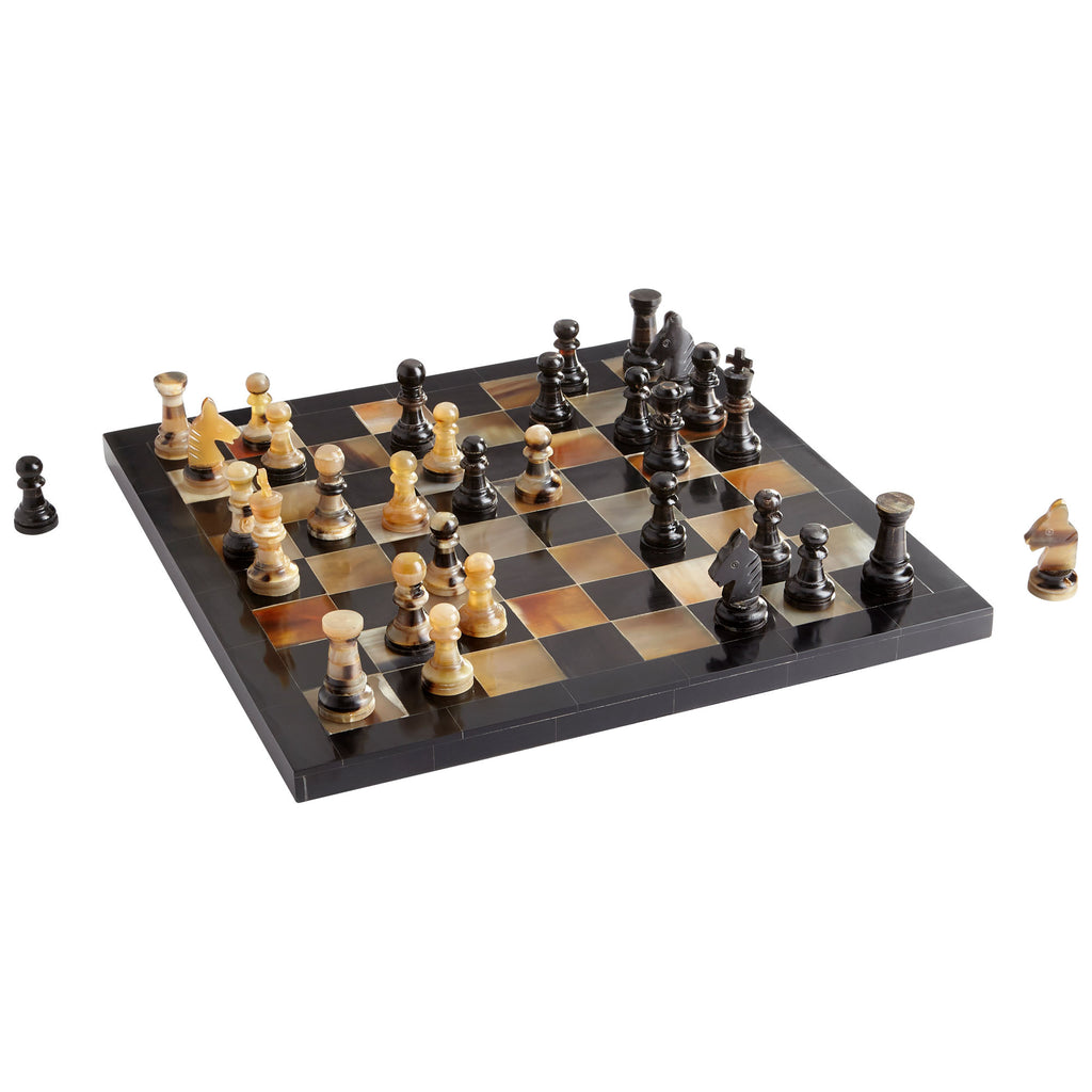 Checkmate Chess Board - Horn | Cyan Design