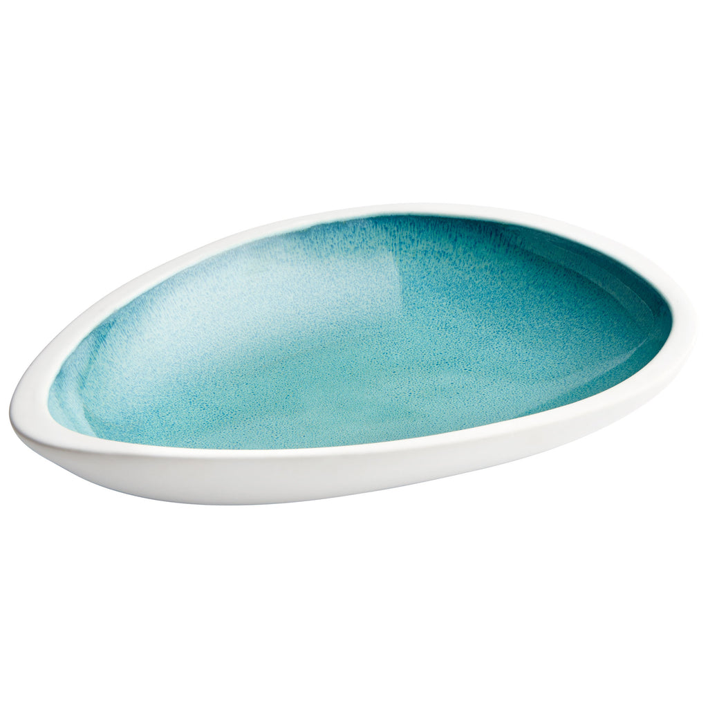 Nice Dream Tray - White And Green - Medium | Cyan Design