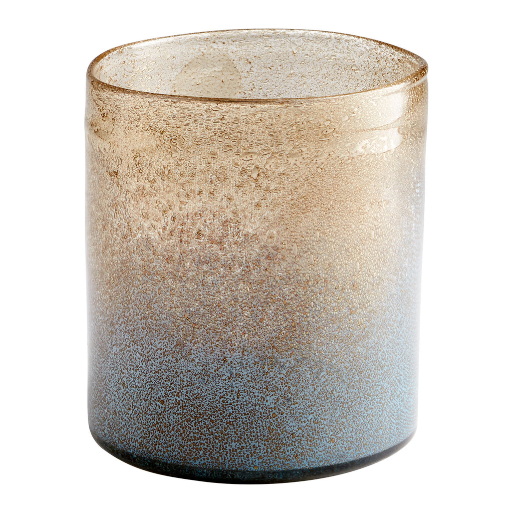 Triton Vase - Blue & Gold Dust | Cyan Design