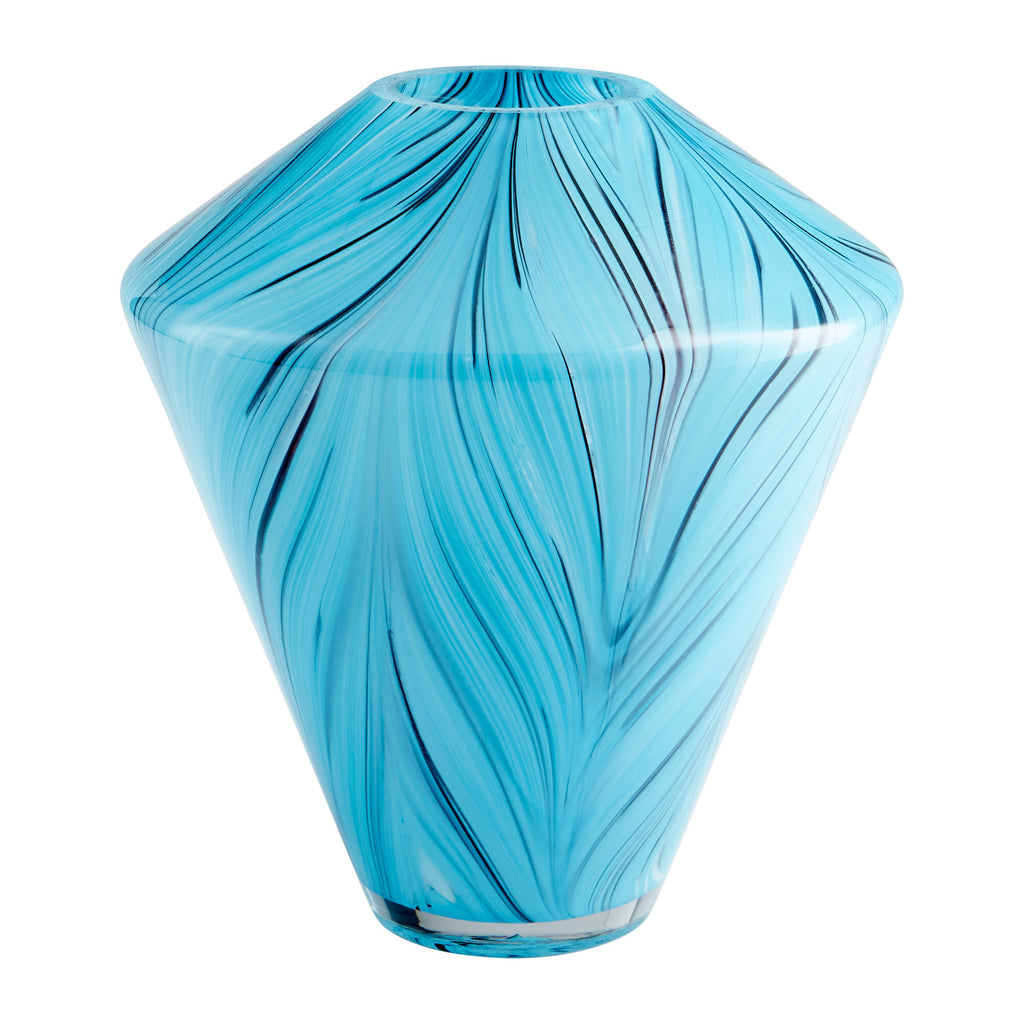 Phoebe Vase - Blue - Medium | Cyan Design