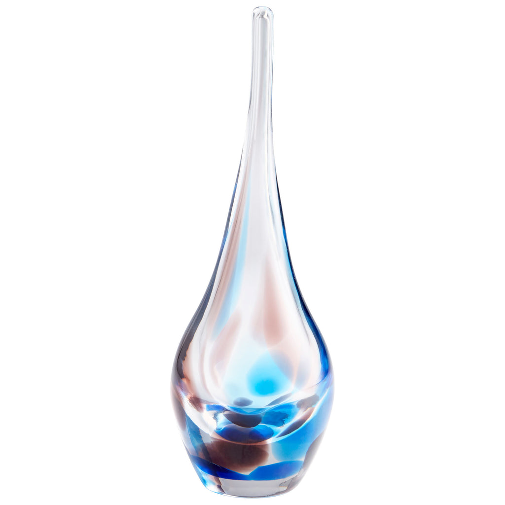 Pandora Vase - Amber And Blue - Small | Cyan Design