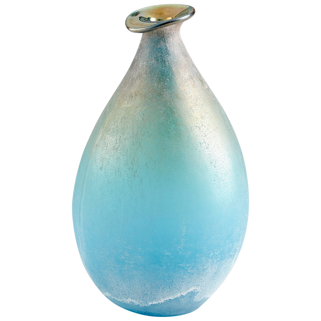 Sea Of Dreams Vase - Turquoise And Scavo - Medium | Cyan Design