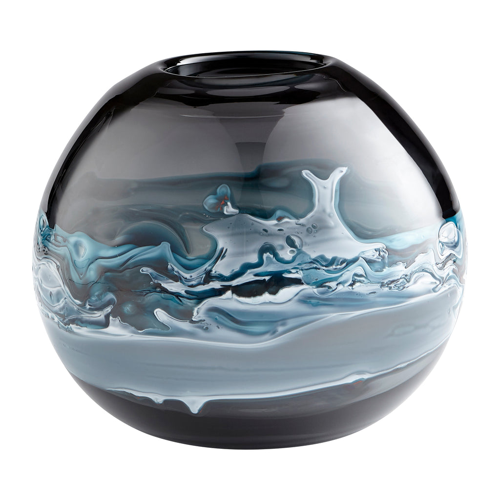 Mescolare Vase - Blue And White - Small | Cyan Design