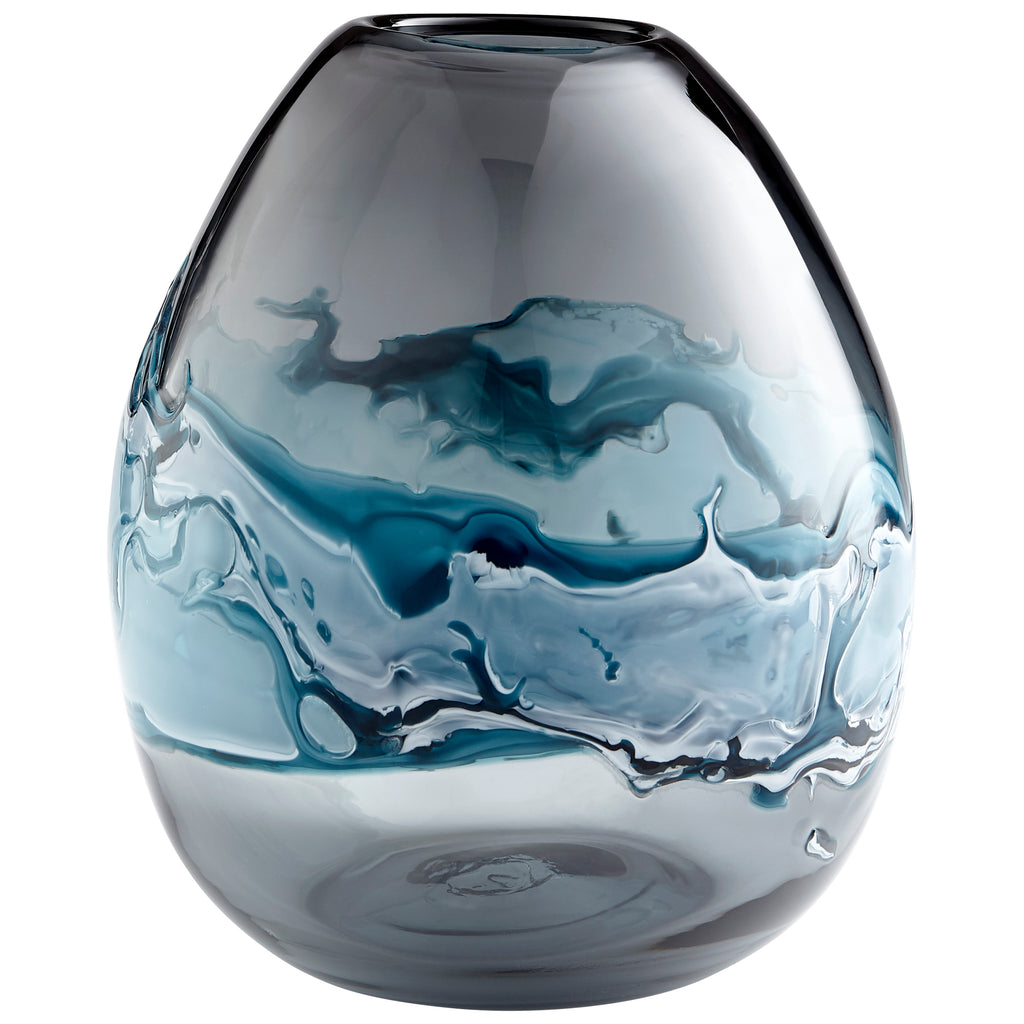 Mescolare Vase - Blue And White - Medium | Cyan Design