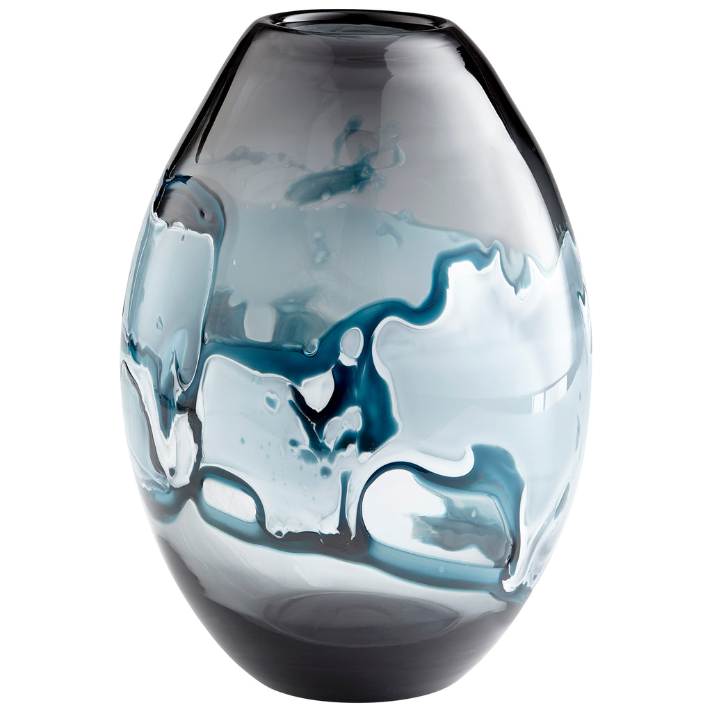 Mescolare Vase - Blue And White - Large | Cyan Design