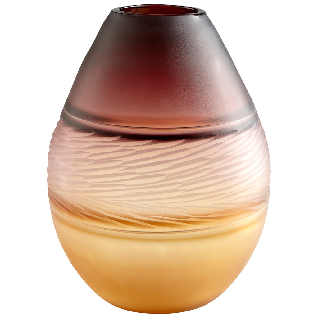 Leilani Vase - Plum And Amber - Medium | Cyan Design