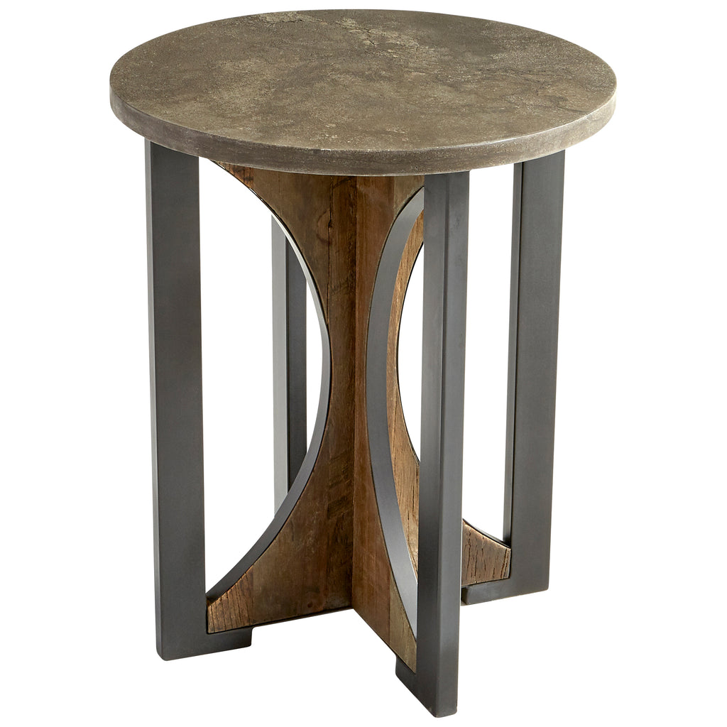 Savannah Side Table - Bronze And Dark Elm | Cyan Design