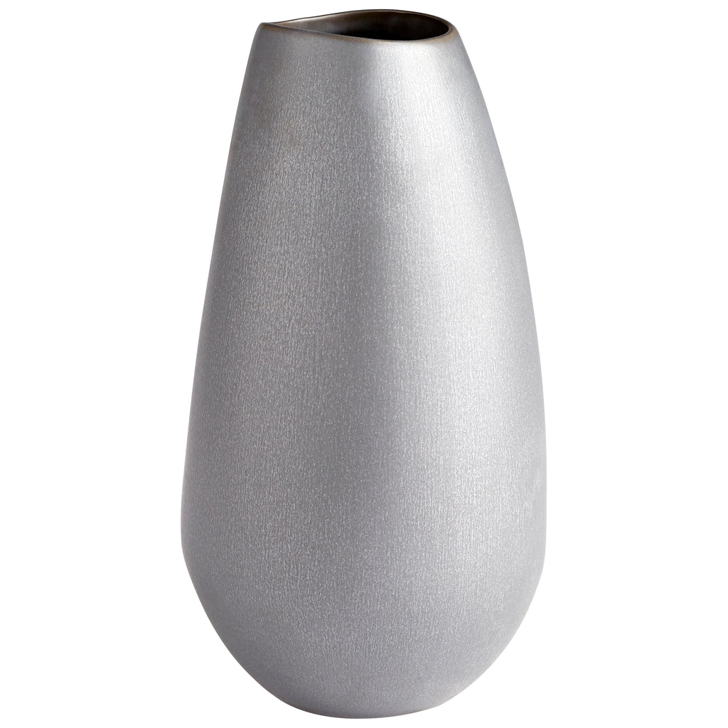 Sharp Slate Vase - Slate - Small | Cyan Design