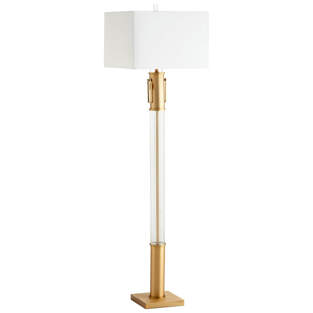 Palazzo Floor Lamp - Aged Brass | Cyan Design