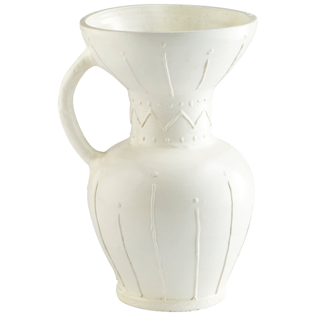 Ravine Vase - White - Large | Cyan Design