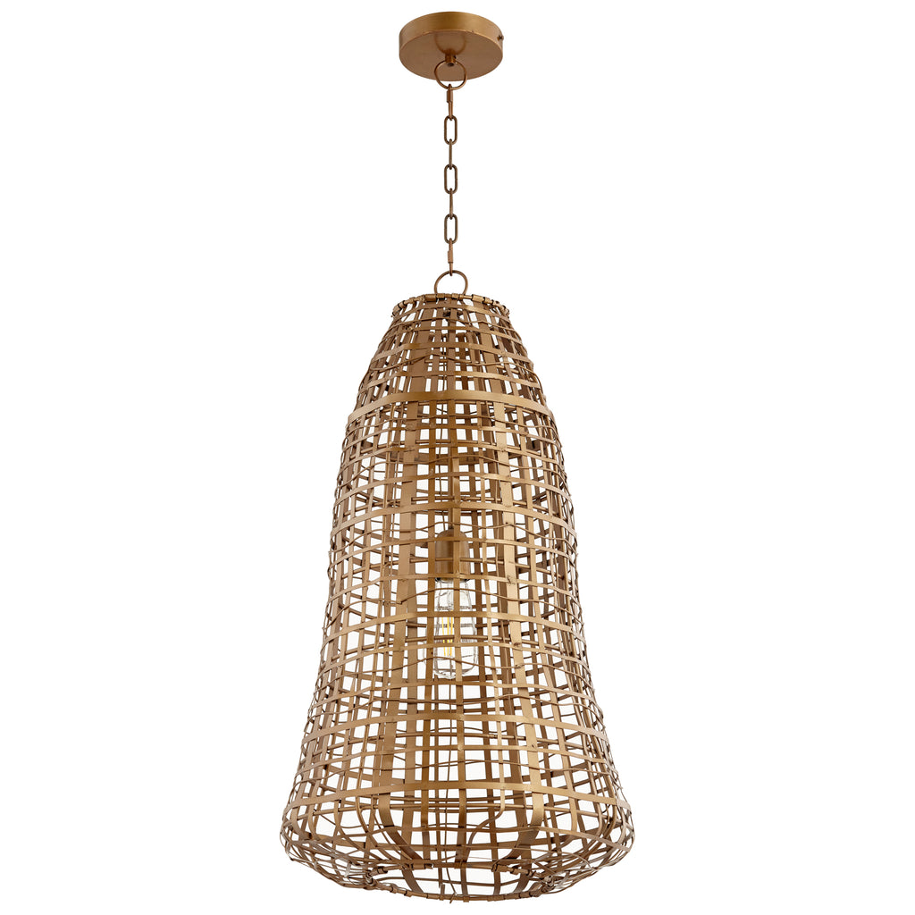 Grid Beacon Pendant - Antique Brass | Cyan Design