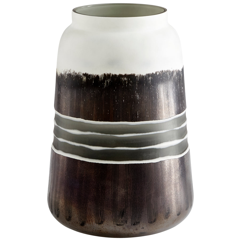 Borneo Vase - Black And White - Medium | Cyan Design