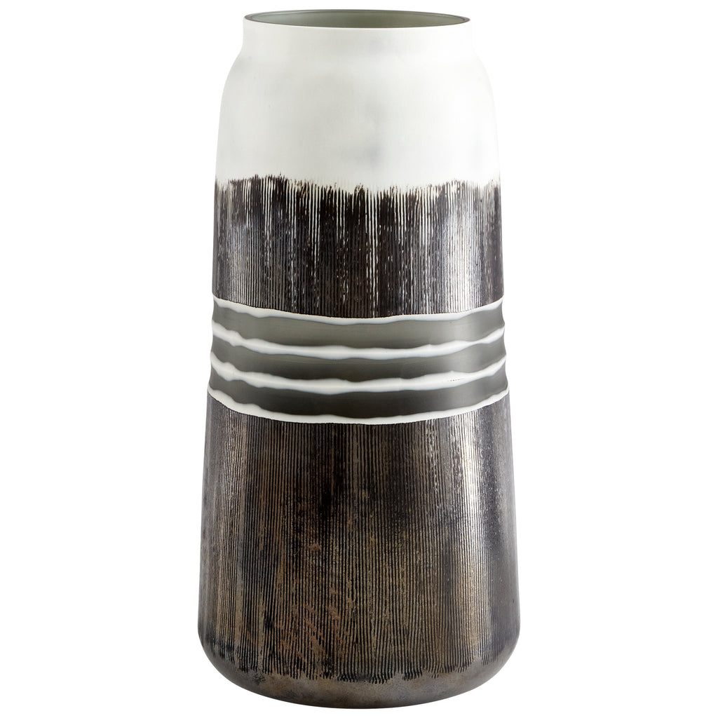 Borneo Vase - Black And White - Small | Cyan Design