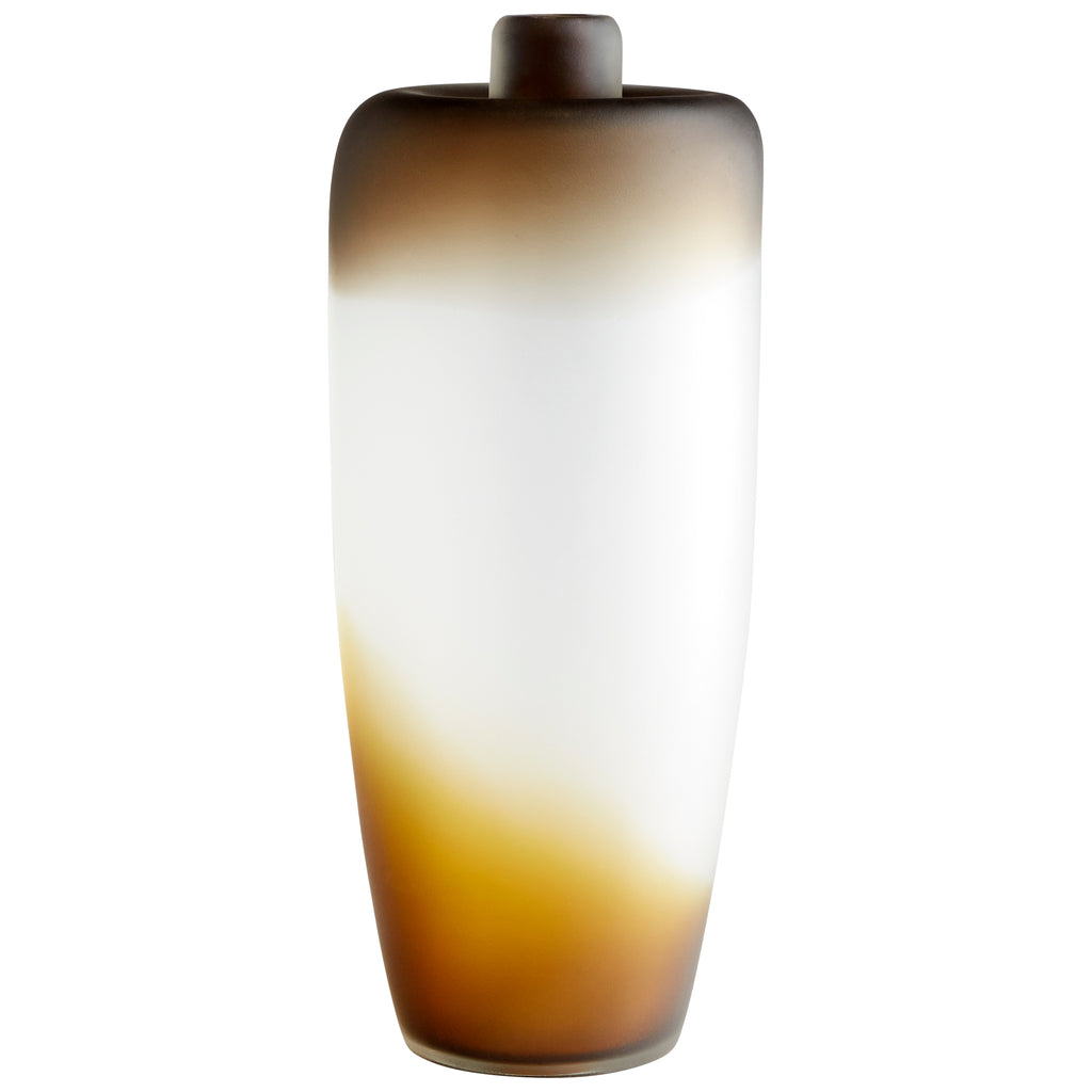 Jaxon Vase - Amber Swirl - Small | Cyan Design