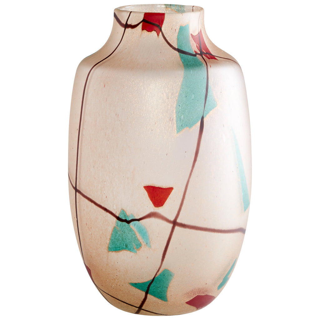 Cuzco Vase - Amber - Large | Cyan Design