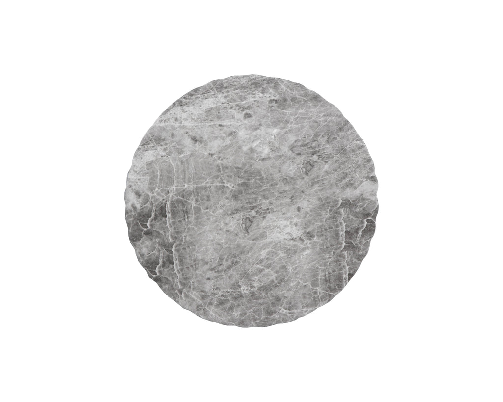 Cara End Table - Marble Look - Grey | Sunpan Furniture - 106775