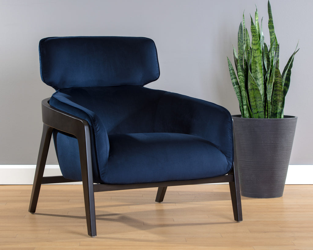 Maximus Lounge Chair - Metropolis Blue | Sunpan Furniture - 105926