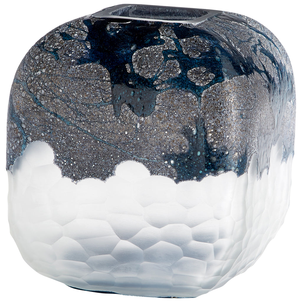 Bosco Vase - Blue And White - Large | Cyan Design