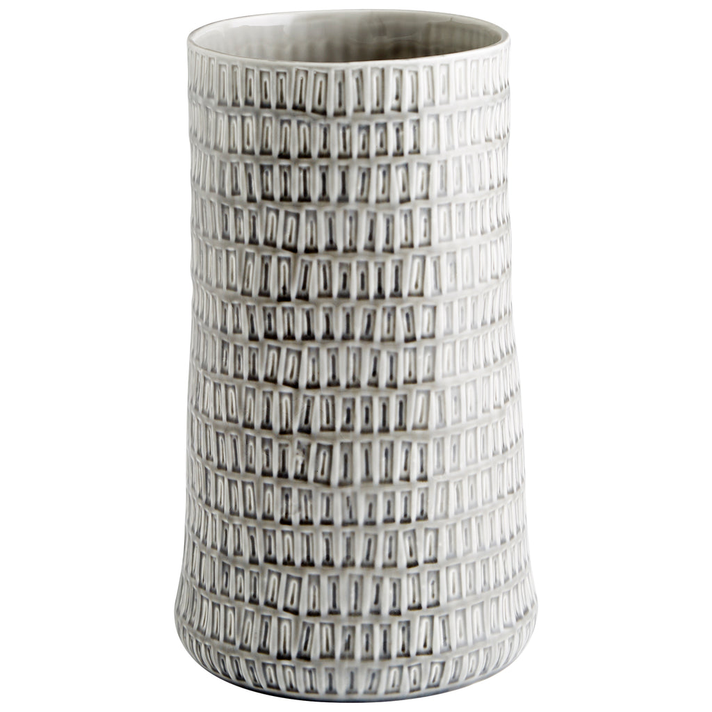 Somerville Vase - Oyster Silver - Large | Cyan Design