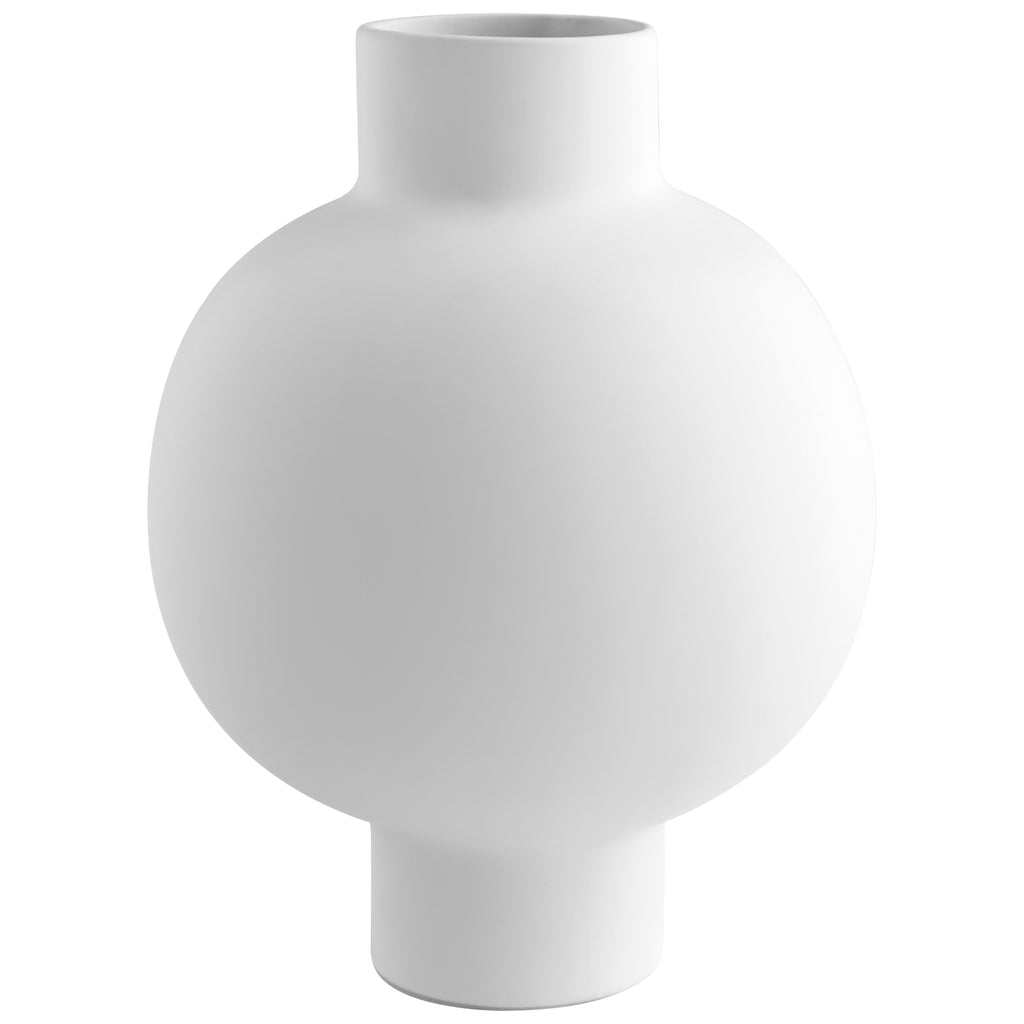 Libra Vase - White - Small | Cyan Design