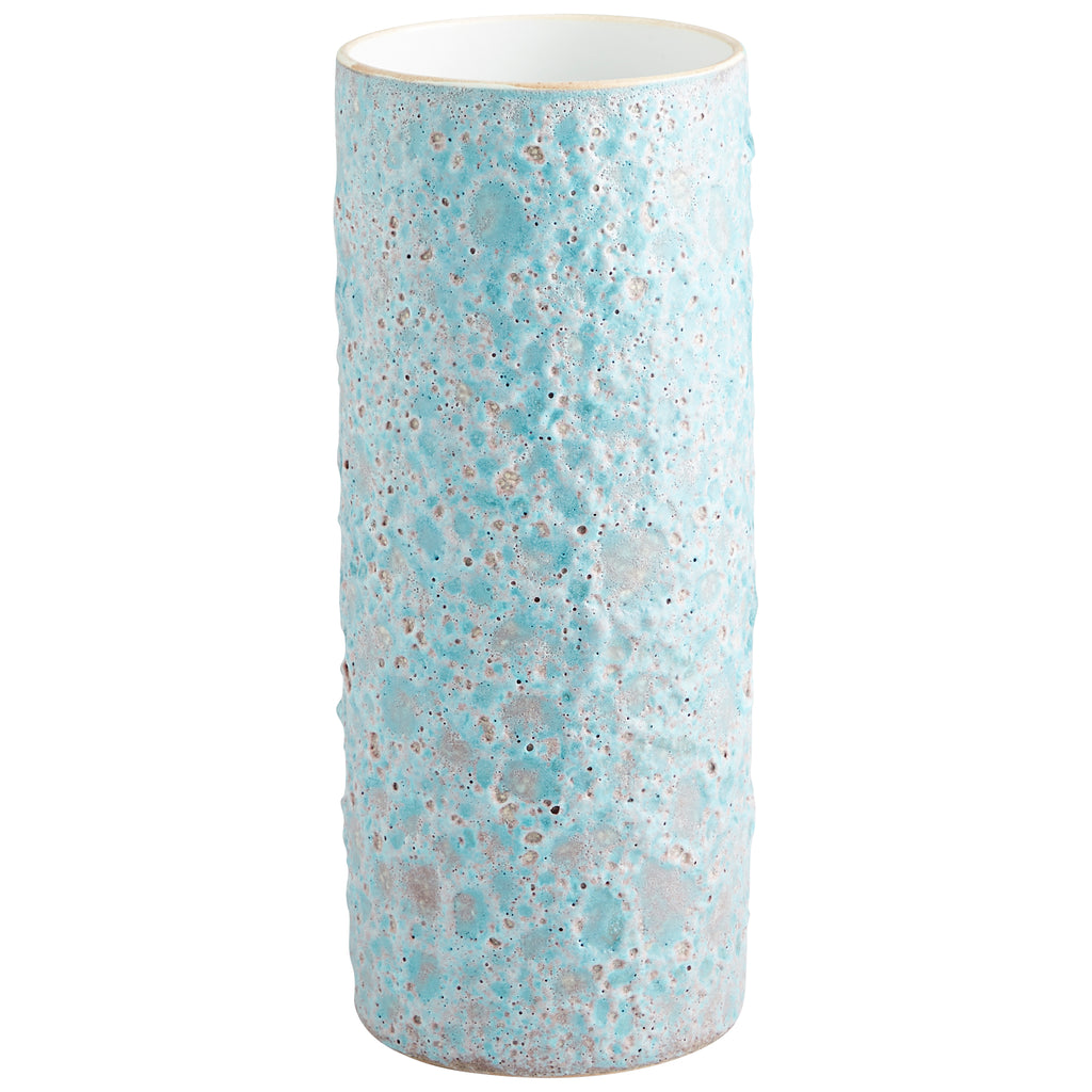 Sumba Vase - Mottled Pale Blue - Medium | Cyan Design