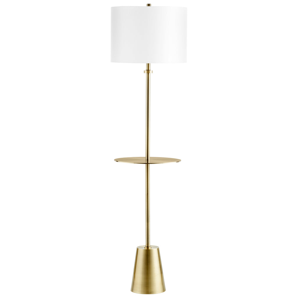 Peplum Floor Lamp - Brass | Cyan Design