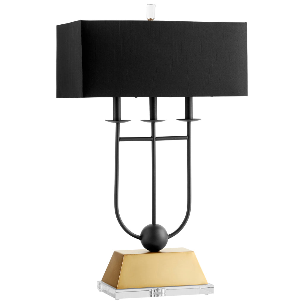 Euri Table Lamp - Black And Gold | Cyan Design