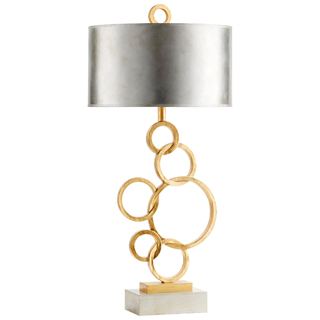 Cercles Table Lamp - Silver And Gold | Cyan Design