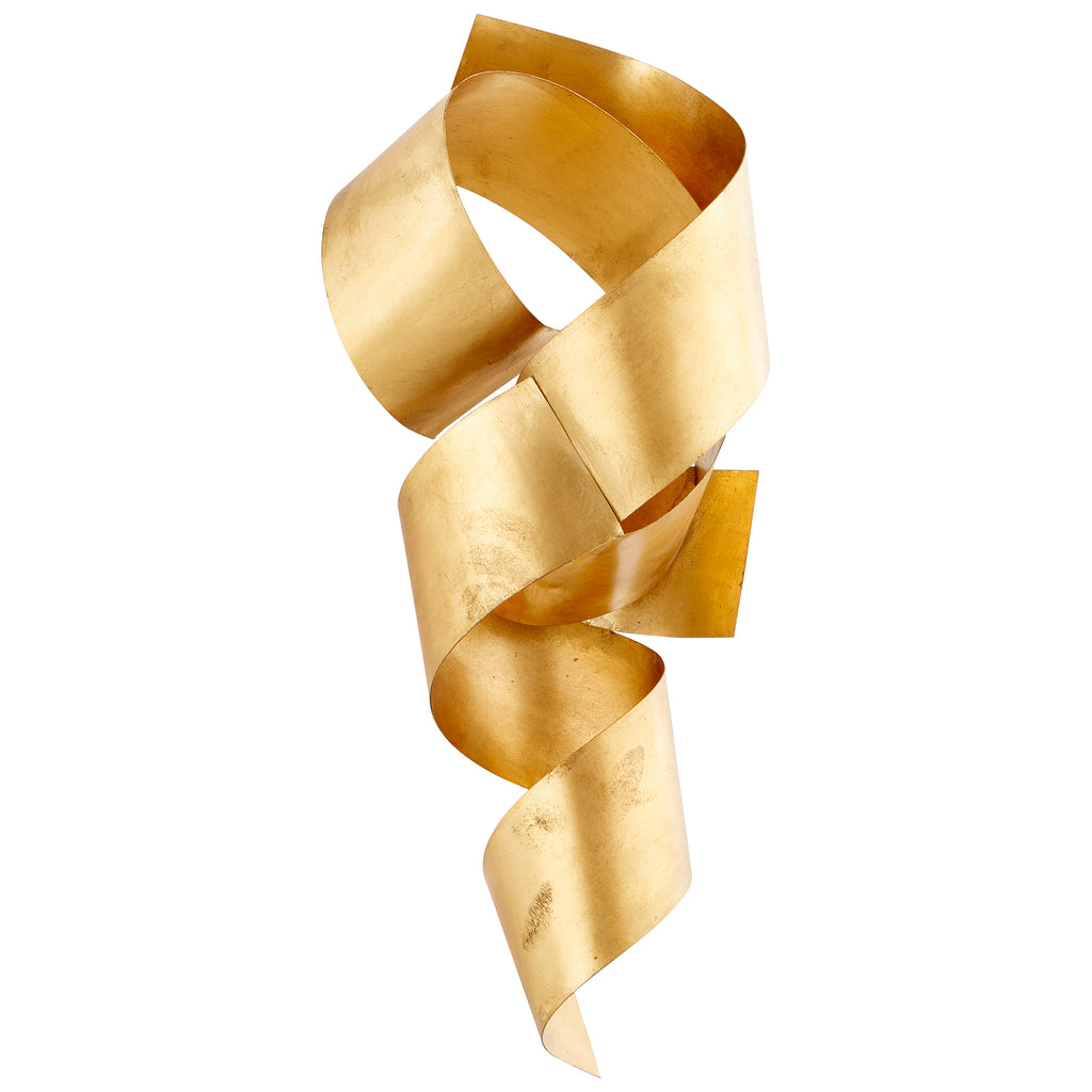 Ribbons Sculpture - Gold Leaf | Cyan Design