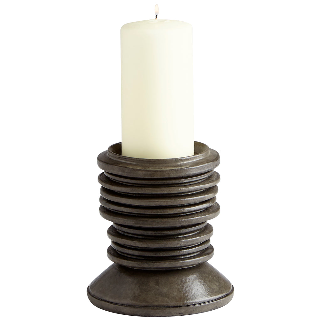 Provo Candleholder - Black - Small | Cyan Design