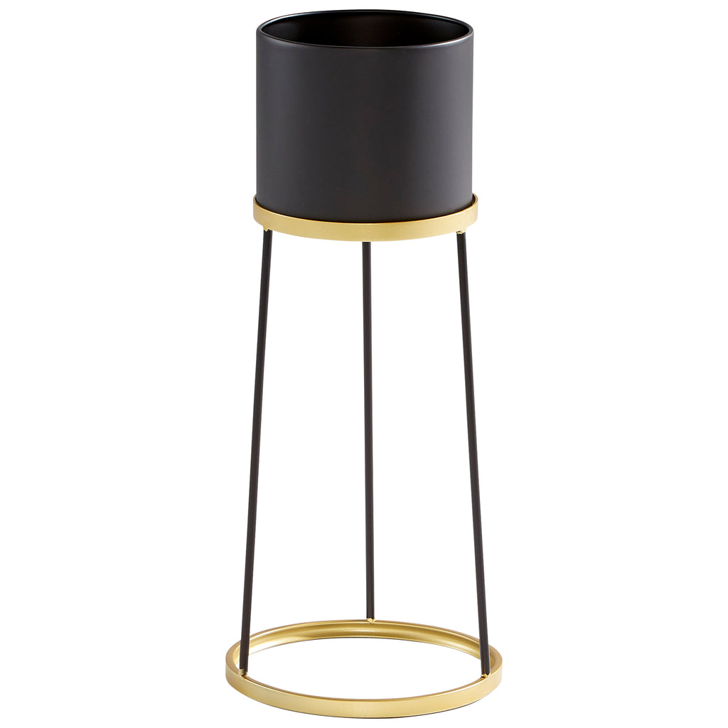 Liza Planter - Gold And Black - Large | Cyan Design