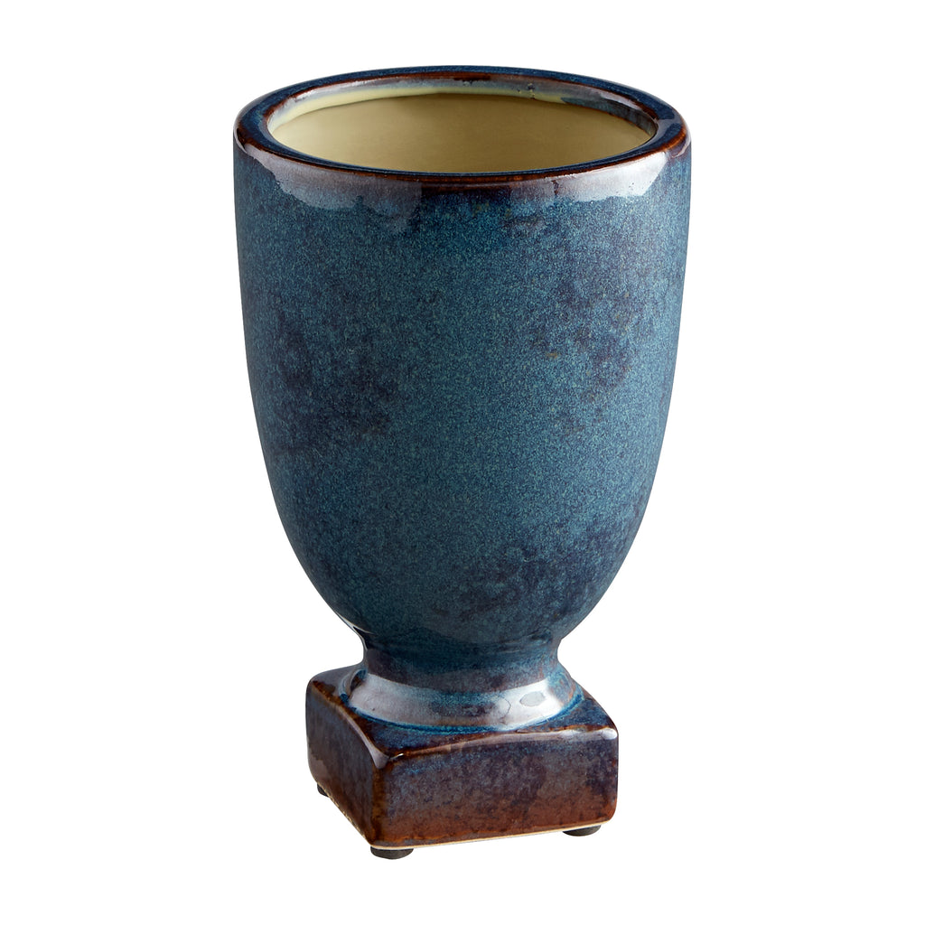 Big Sky Planter - Blue Glaze - Small | Cyan Design