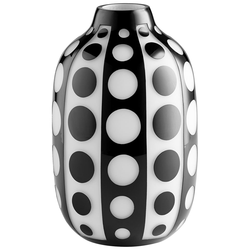 Petroglyph Vase - Black And White - Medium | Cyan Design