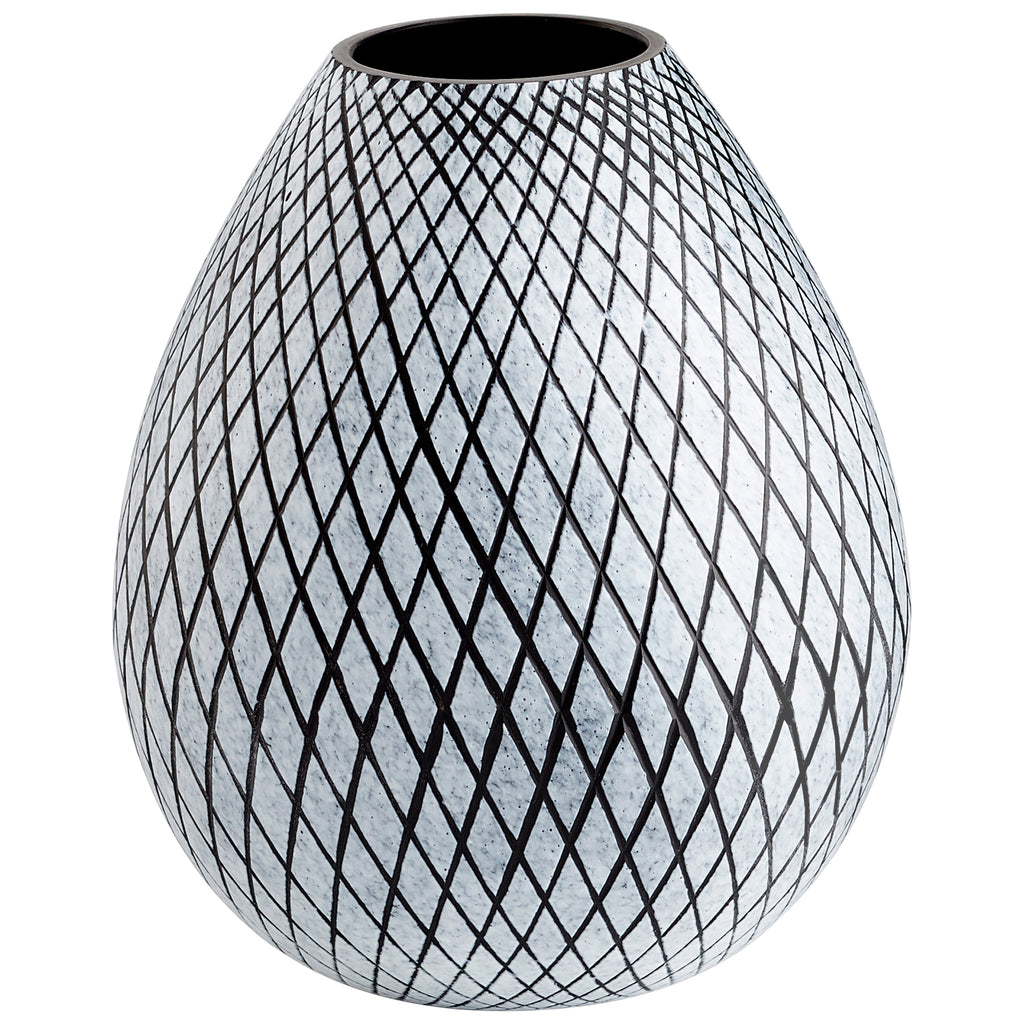 Bozeman Vase - Frosted Grey - Medium | Cyan Design