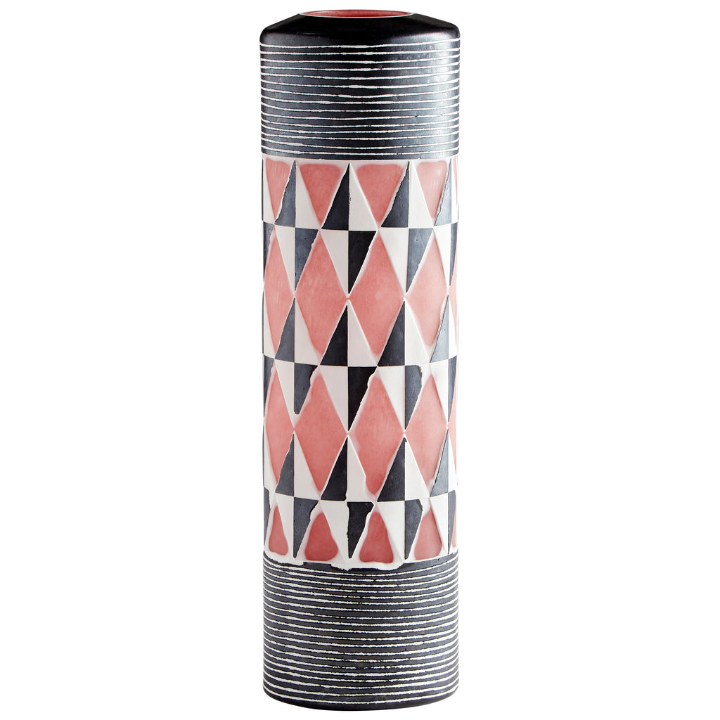 Mesa Vase - Black And White - Large | Cyan Design