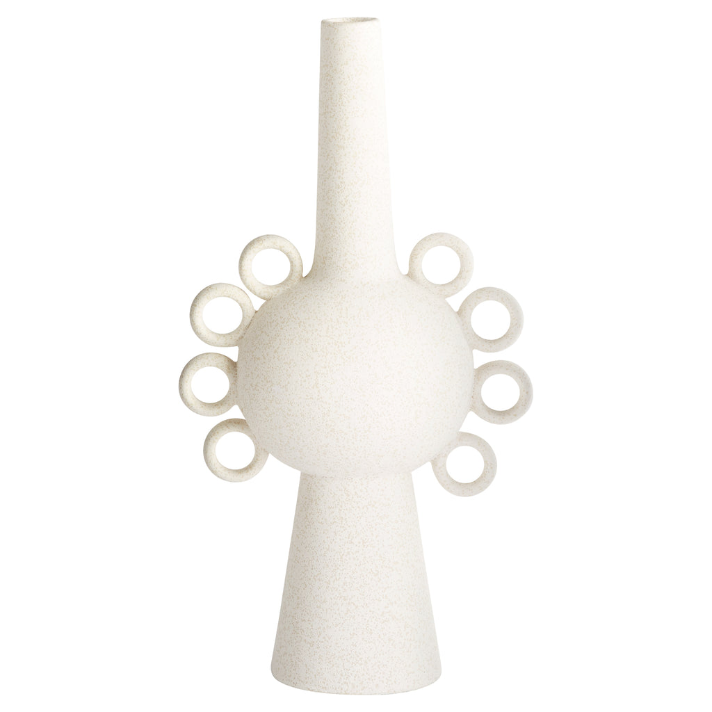 Ringlets Vase - White - Small | Cyan Design