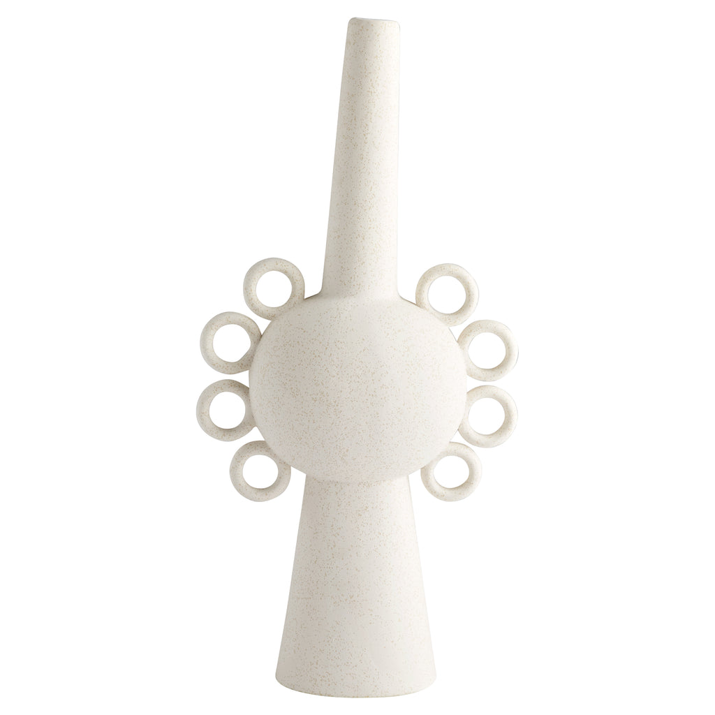 Ringlets Vase - White - Large | Cyan Design