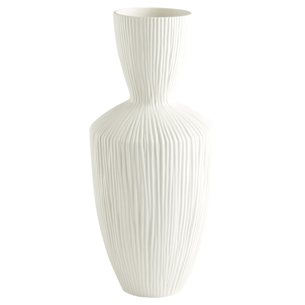 Bravo Vase - White - Large | Cyan Design