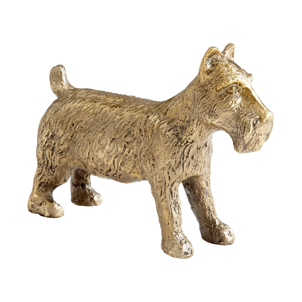 Dog Token - Aged Brass | Cyan Design