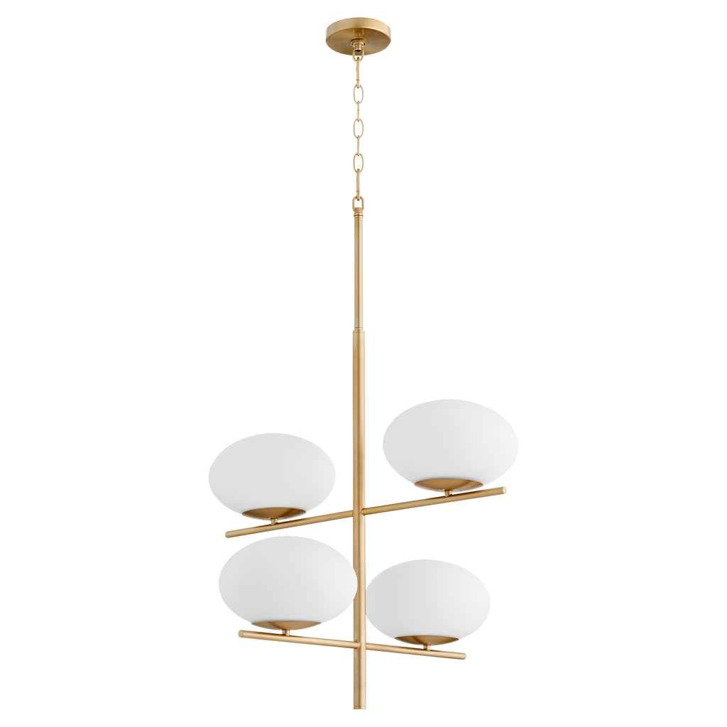 Pod Chandelier - Aged Brass - Small | Cyan Design